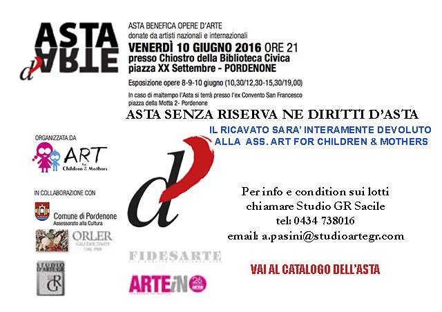 ASTA BENEFICA ART FOR CHILDREN AND MOTHER